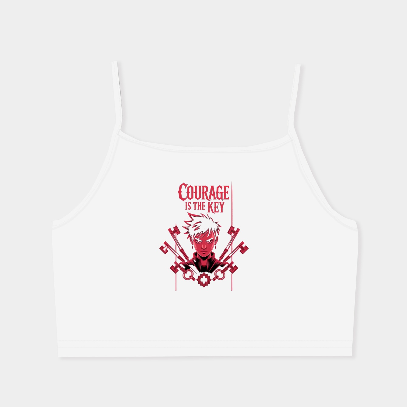 Sora is The Key Women's  Spaghetti Strap Tank Top