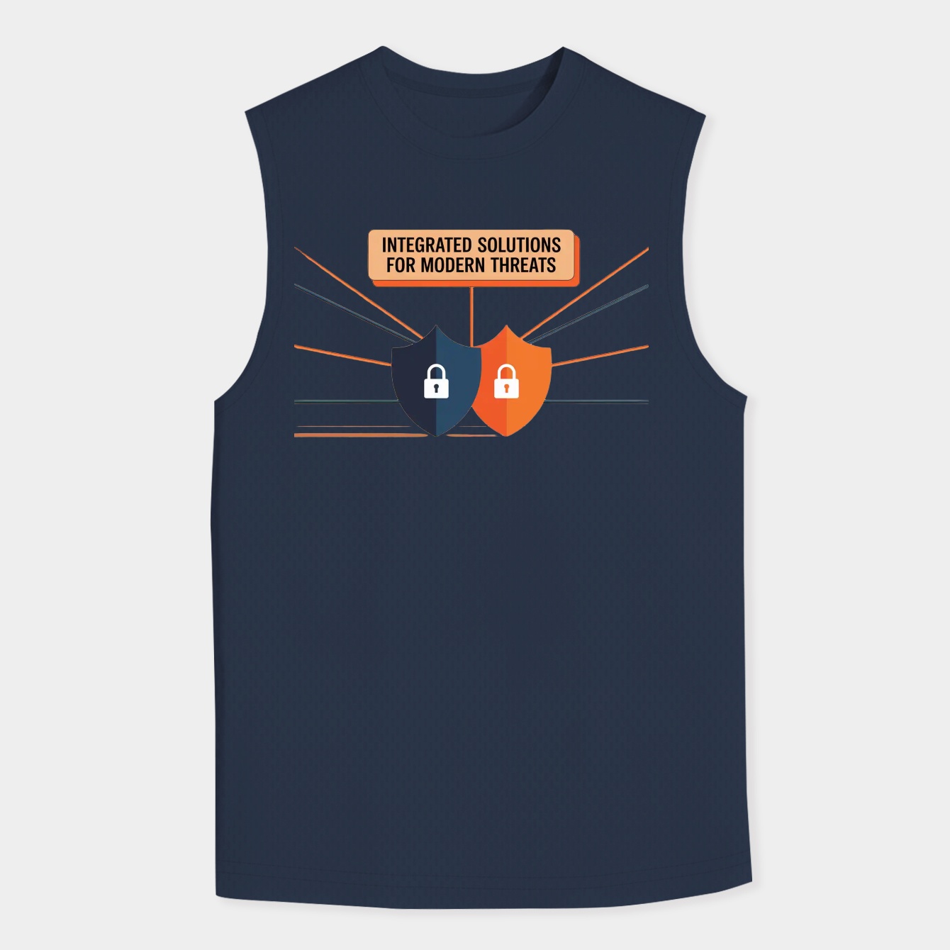 Integrated Security Shields Alliance Men's Big & Tall Tank Top