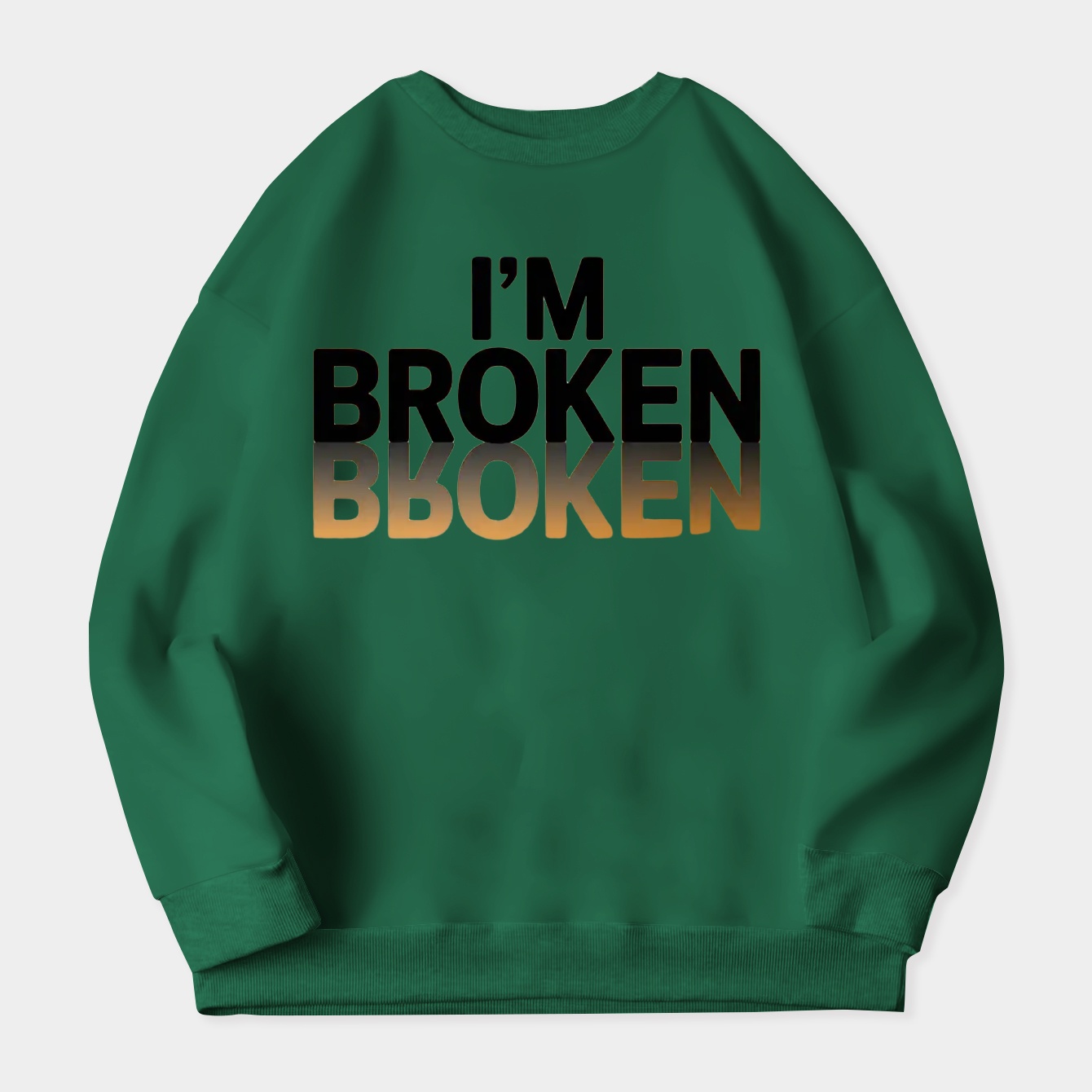 im broken Women's Crewneck Sweatshirt