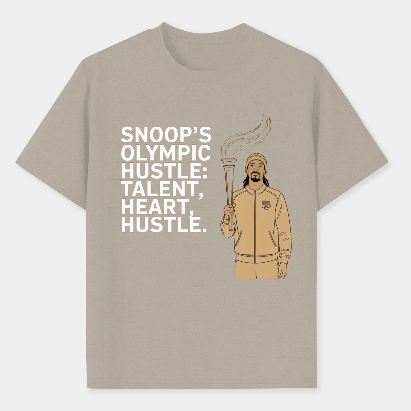 Snoop's Olympic Hustle Torch Men's Performance Athletic T-Shirt
