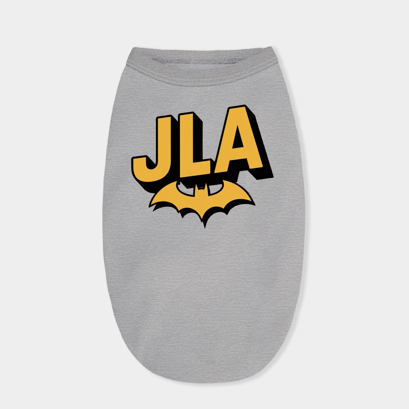 JLA Bold Comic Logo Dog Shirt