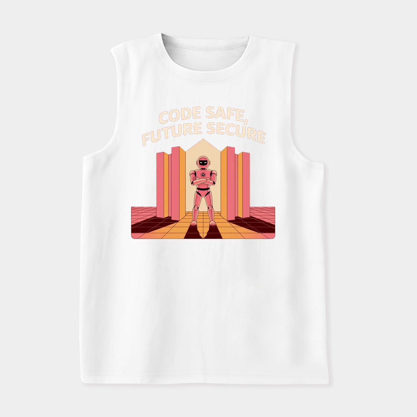 Code Safe Robot Guardian Women's Soft Tank Top