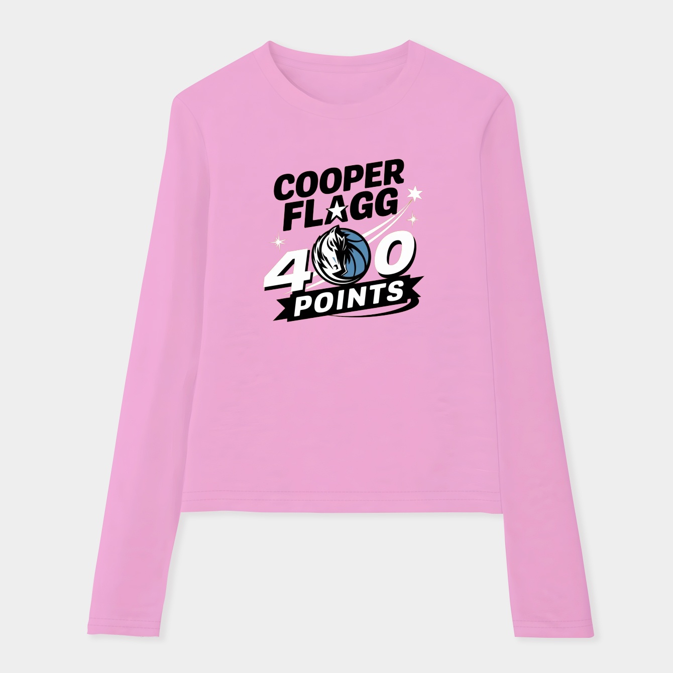 Cooper Flagg 40-Point Star Women's Soft Long Sleeve T-Shirt