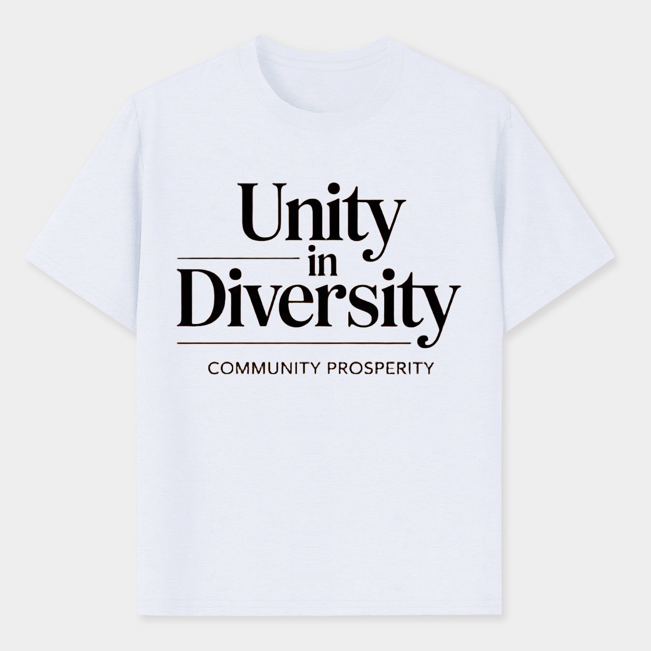 Unity in Diversity Message Men's Performance Athletic T-Shirt