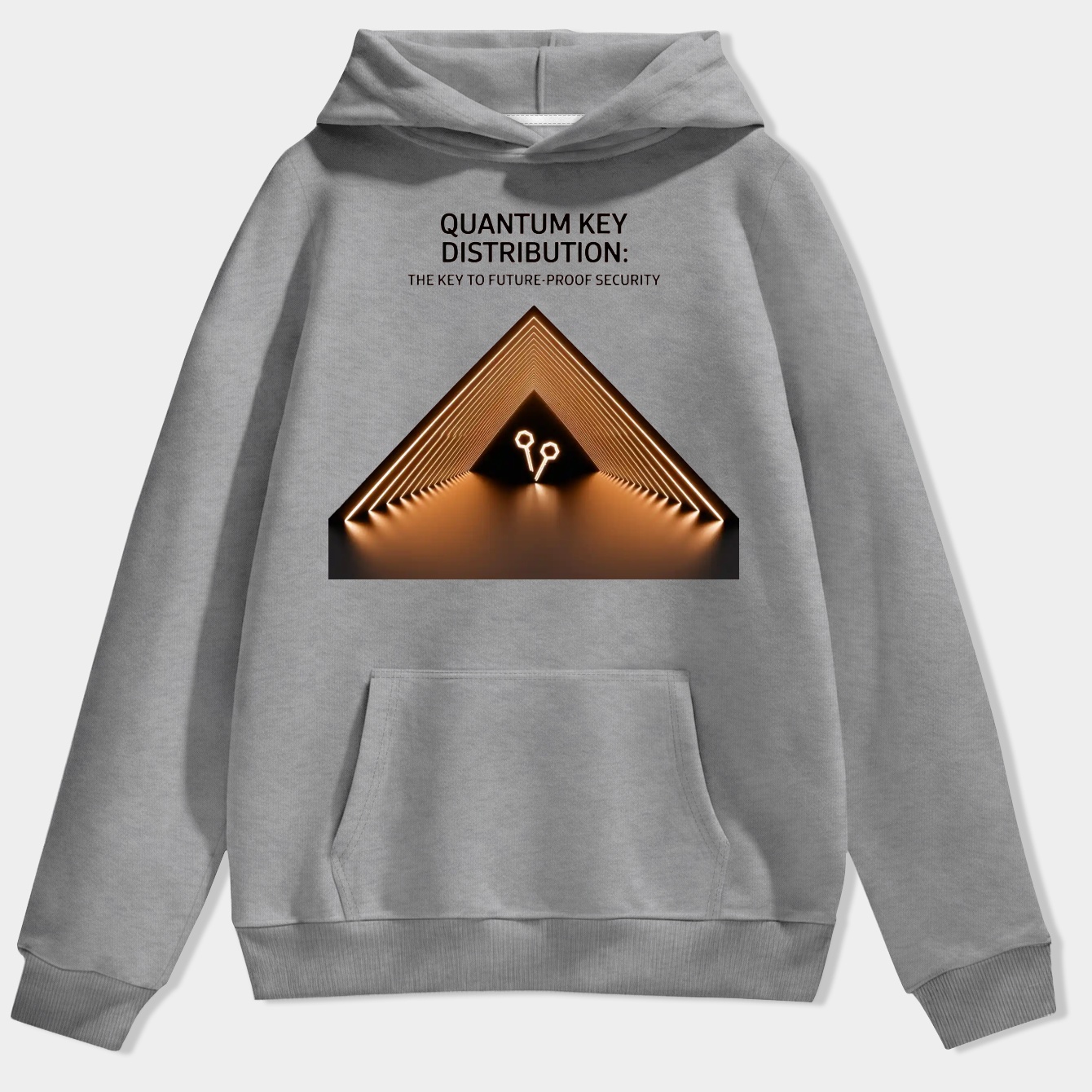 Quantum Corridor: Future-Proof Security Men's Hoodie