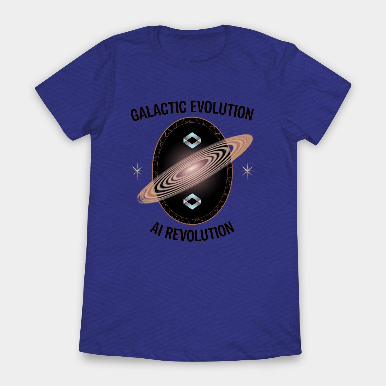 Galactic Evolution: AI Revolution Women's T-Shirt