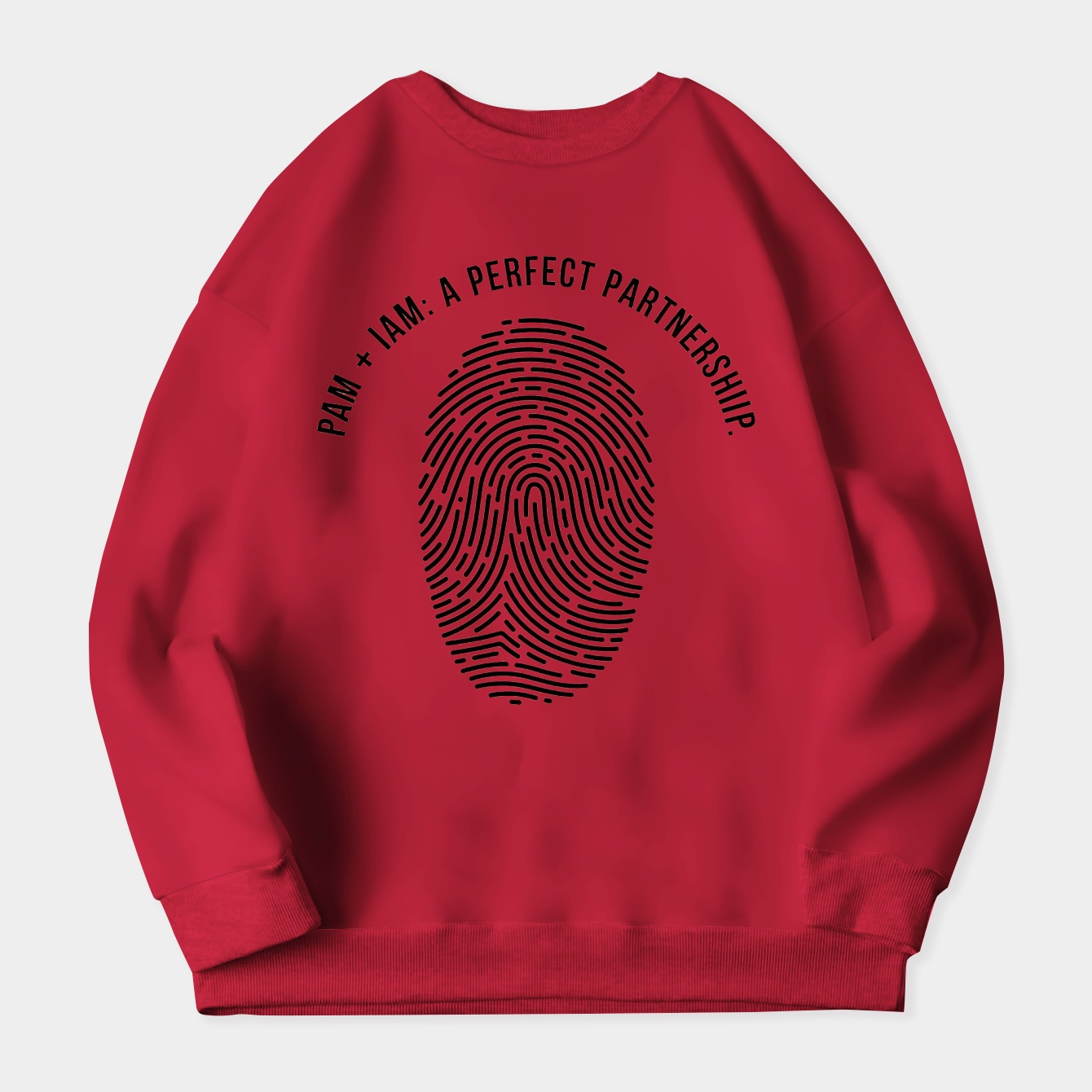 Binary Fingerprint: Perfect Partnership Women's Plus Size Sweatshirt