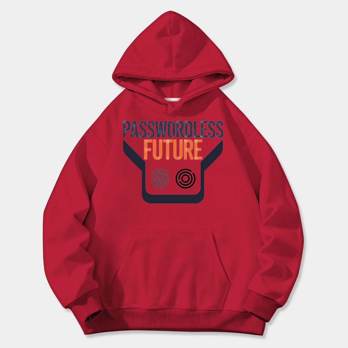 Passwordless Future Bold Statement Women's Plus Size Hoodie