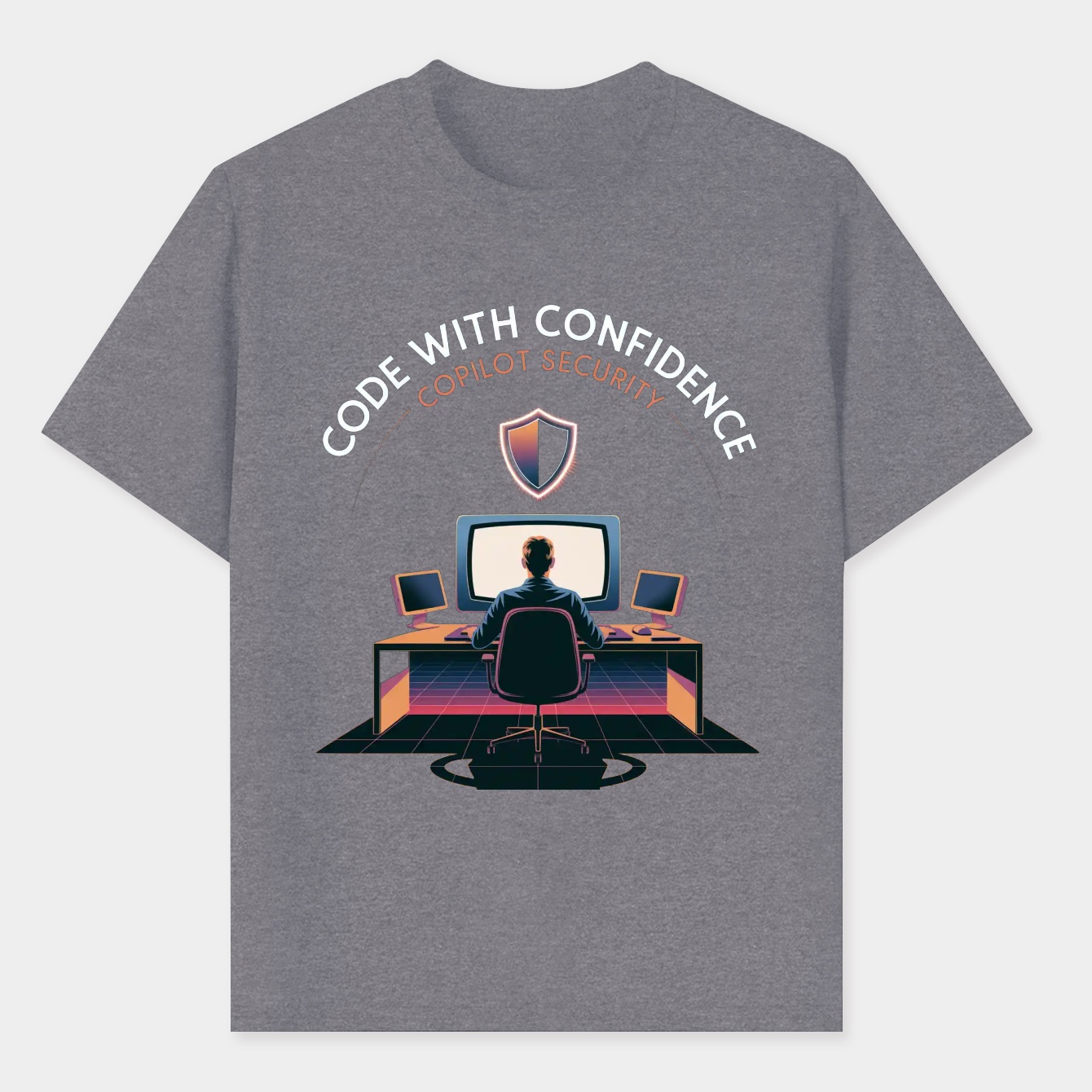 Code With Confidence Shield Men's T-Shirt