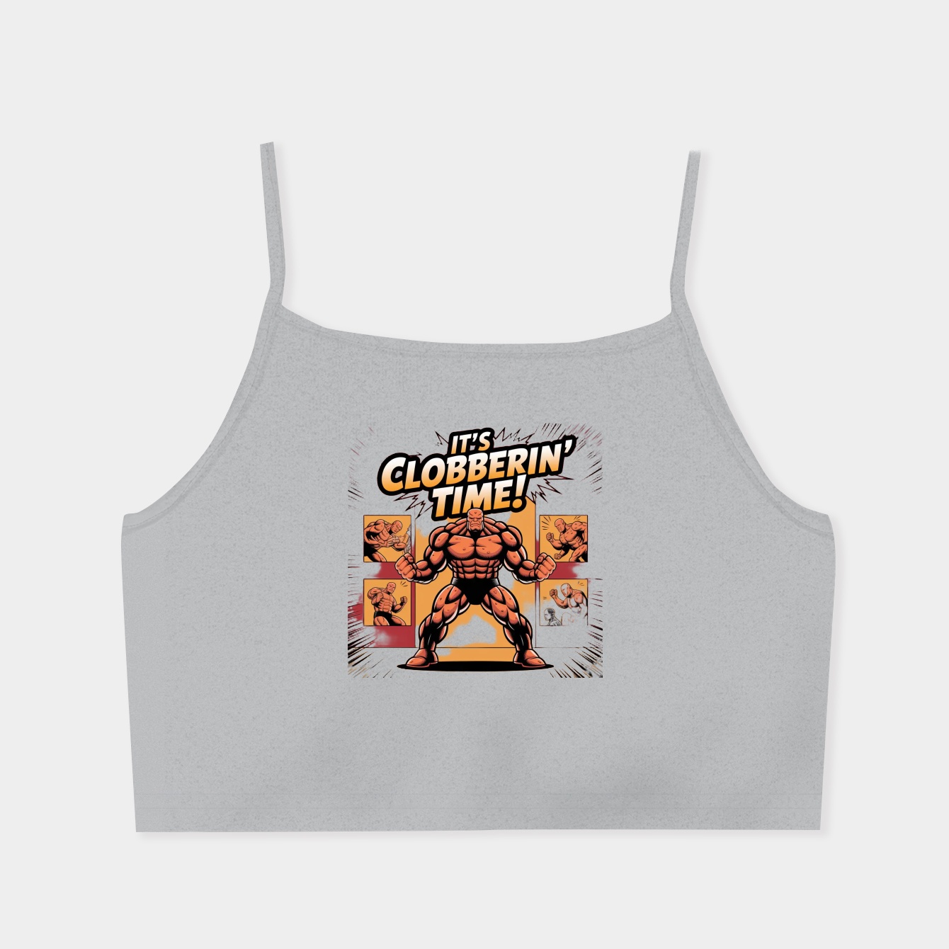 It's Clobberin' Time Women's  Spaghetti Strap Tank Top