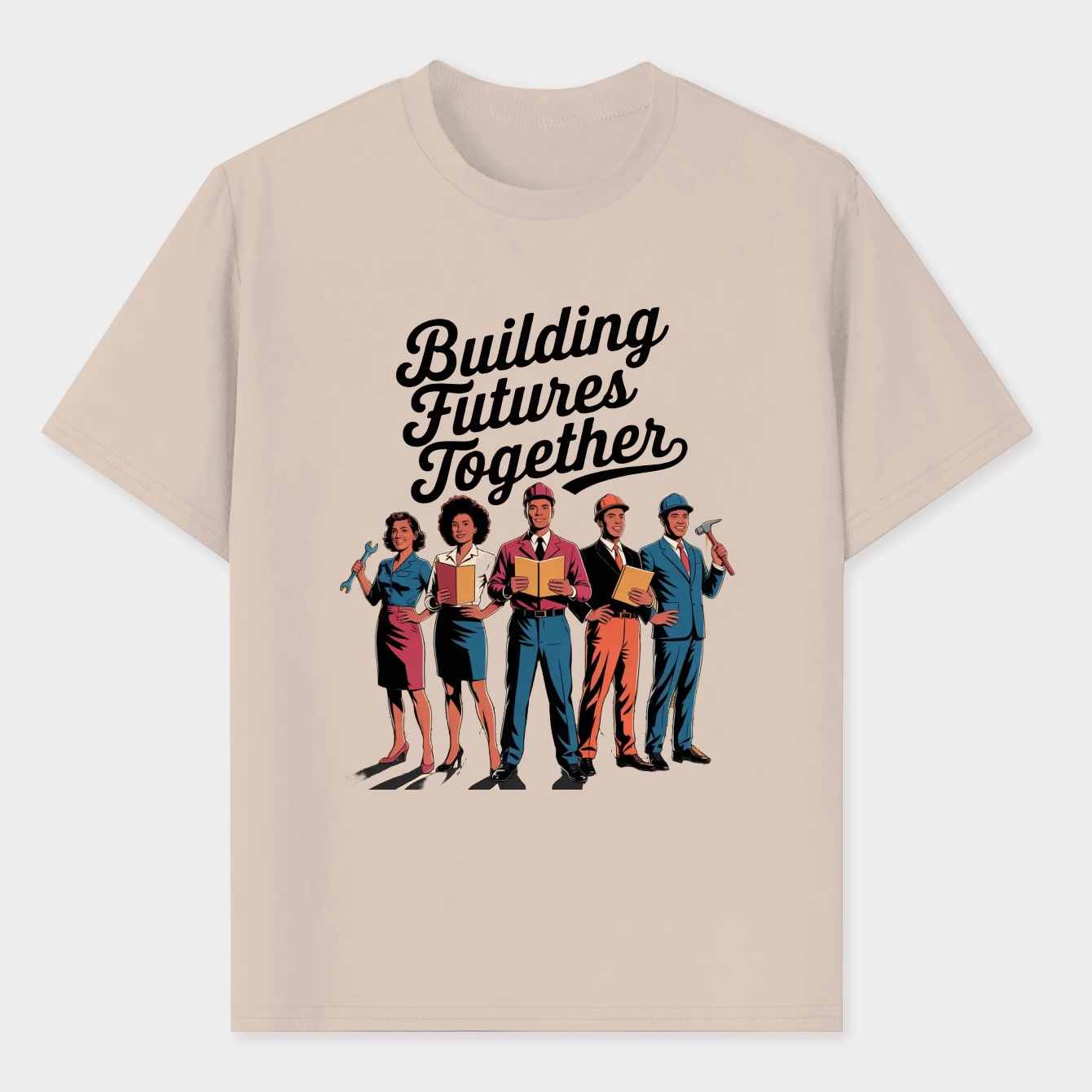 Building Futures Together Workforce Unity Men's T-Shirt