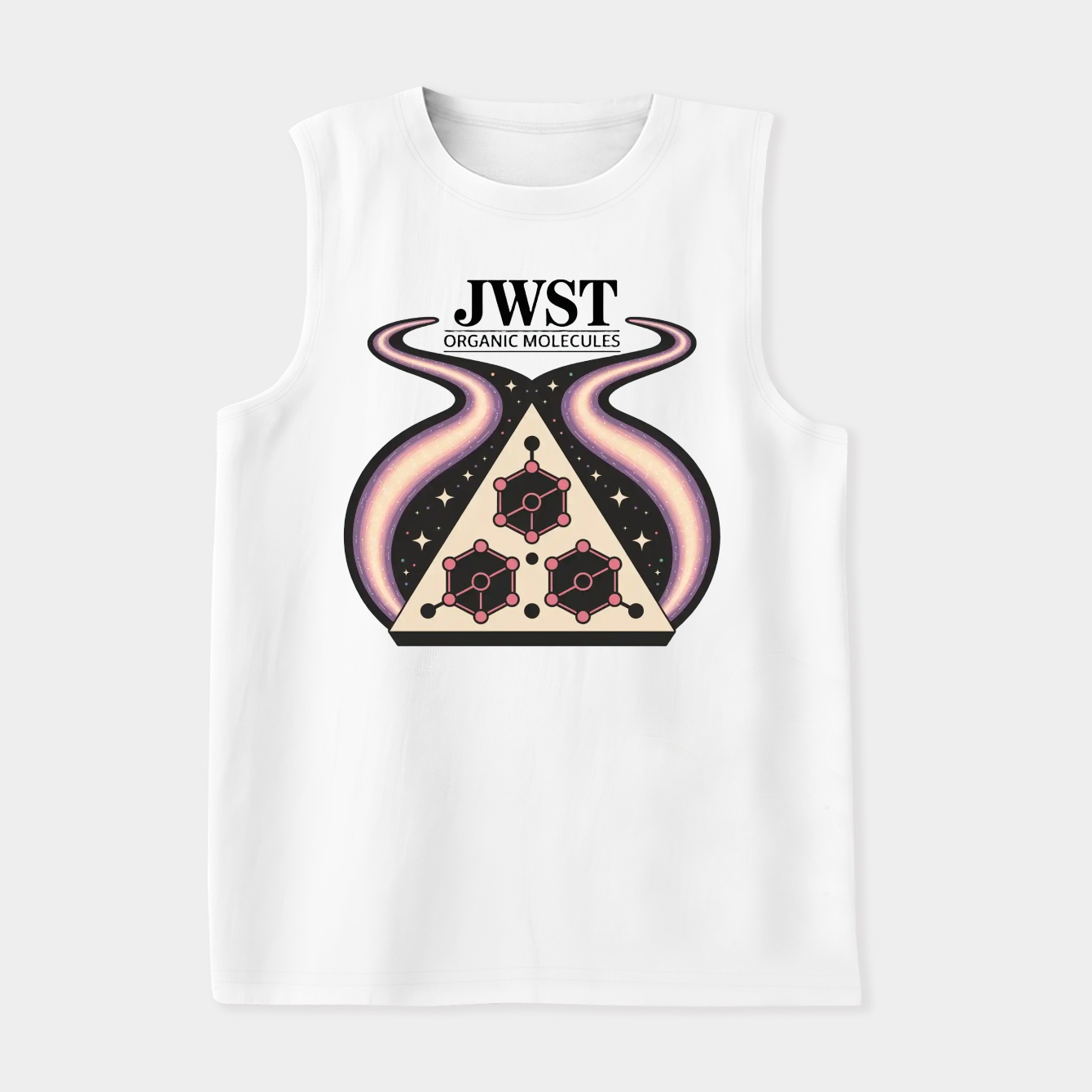 JWST Cosmic Molecules Retro Vibe