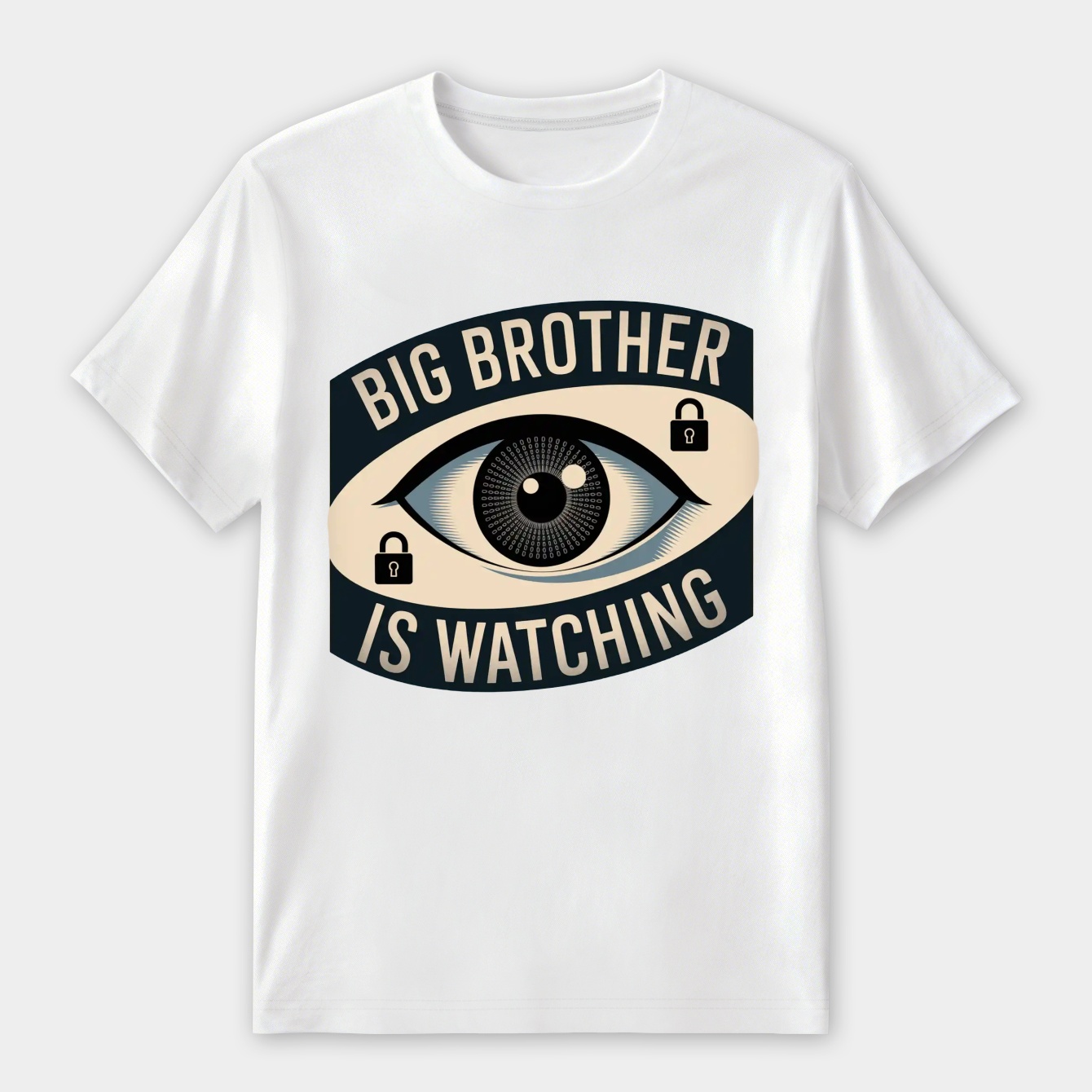 Binary Eye Surveillance Warning Women's Premium Soft T-Shirt