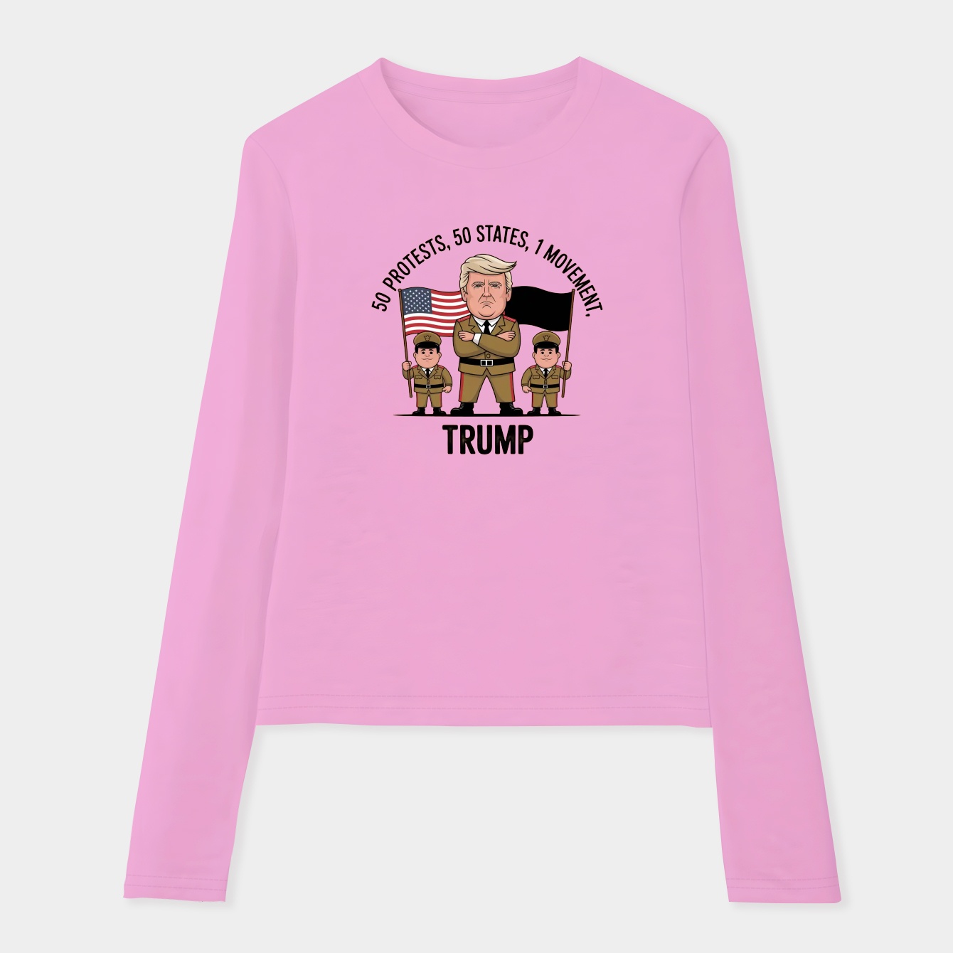 Trump Protest Movement Vintage Poster