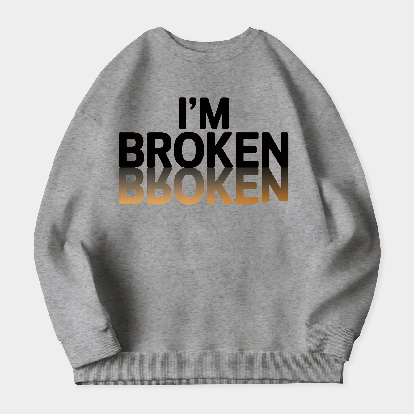 im broken Women's Plus Size Sweatshirt
