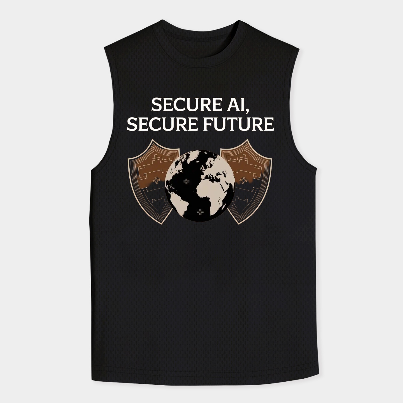 Secure AI, Secure Future Vintage Men's Big & Tall Tank Top