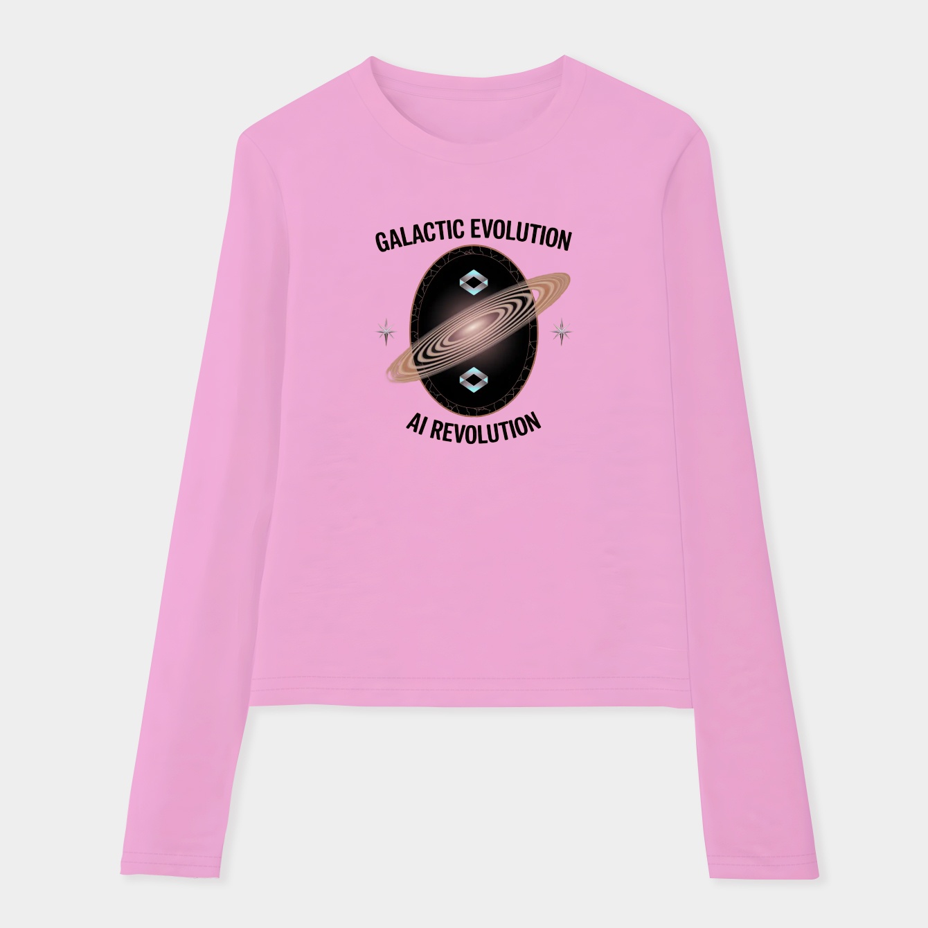 Galactic Evolution: AI Revolution Women's Soft Long Sleeve T-Shirt