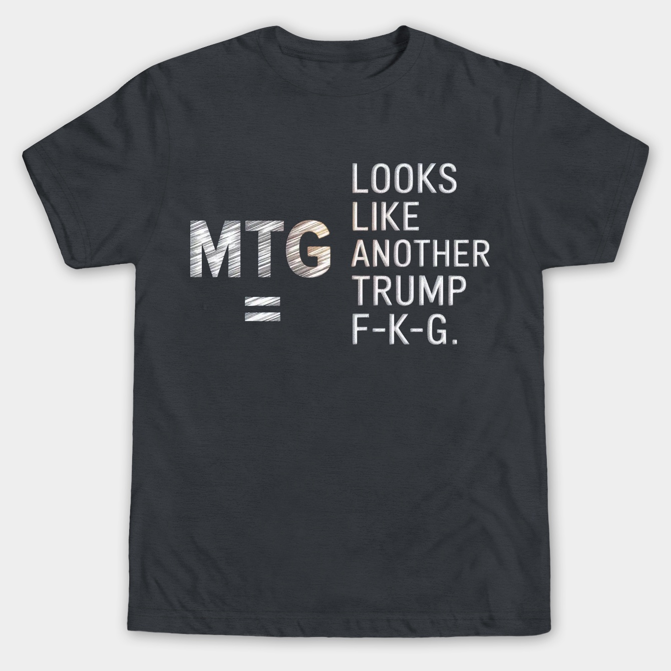 Let It Go Statement Design Men's Big & Tall T-shirt