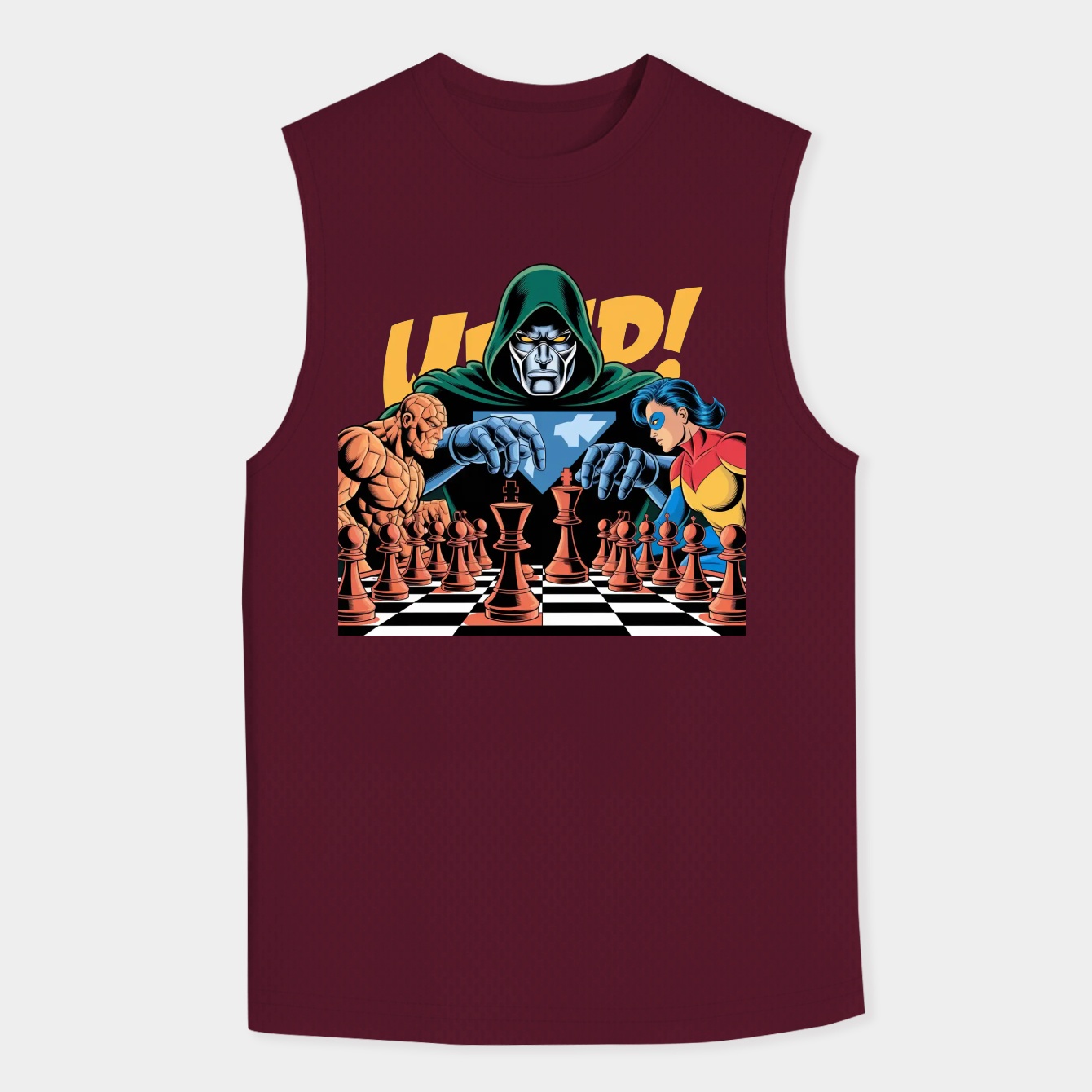 dr doom chess master Men's Big & Tall Tank Top
