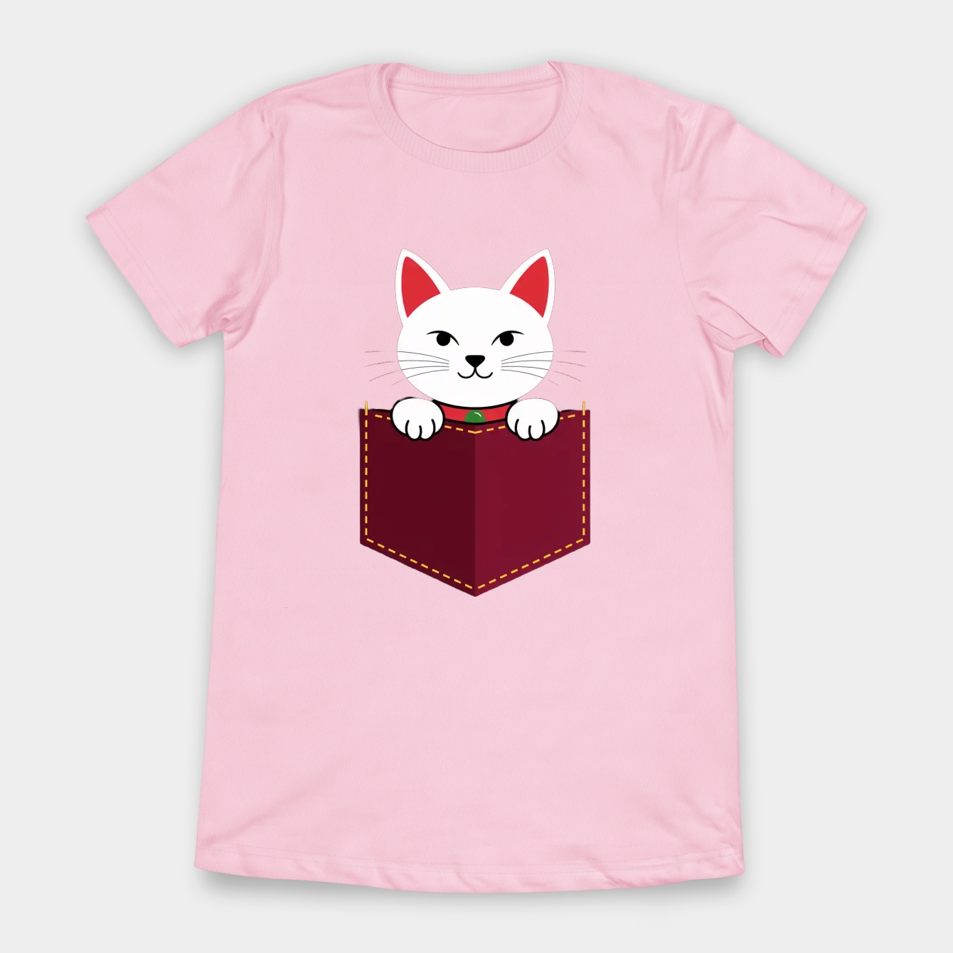 dandadan lucky cat pocket Women's T-Shirt