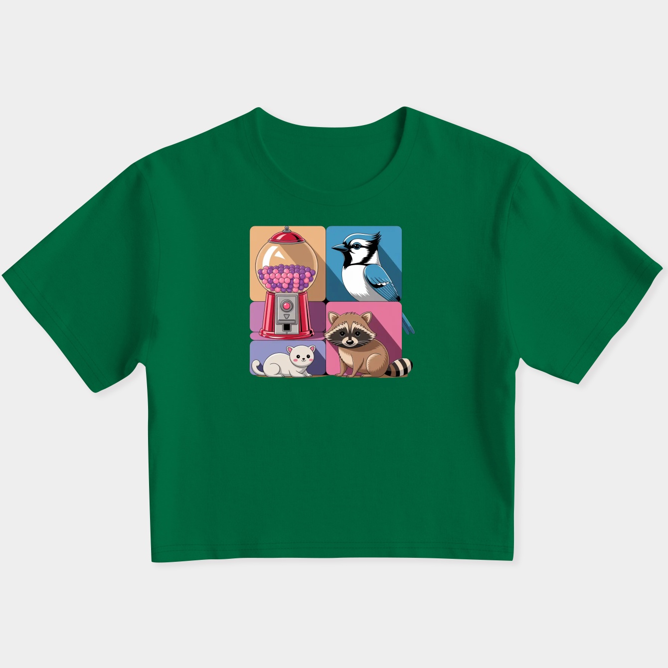 Regular show simple drawing Women's Slim Fit Baby Tee