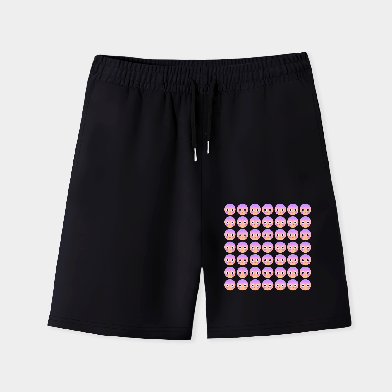 Chirithies Pattern Grid Men's Quick-Dry Athletic Shorts