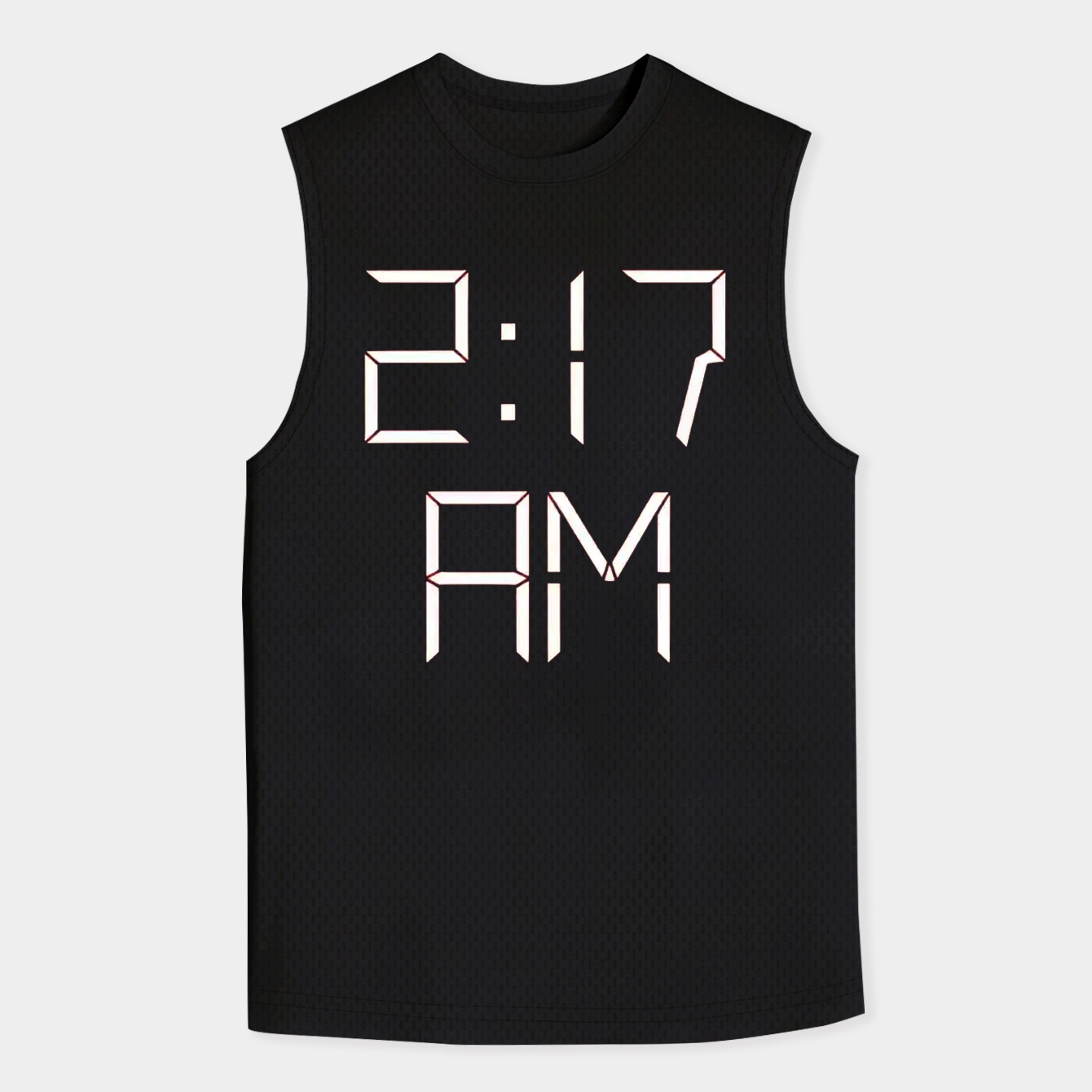 2:17 AM Digital Clock Time Men's Tank Top