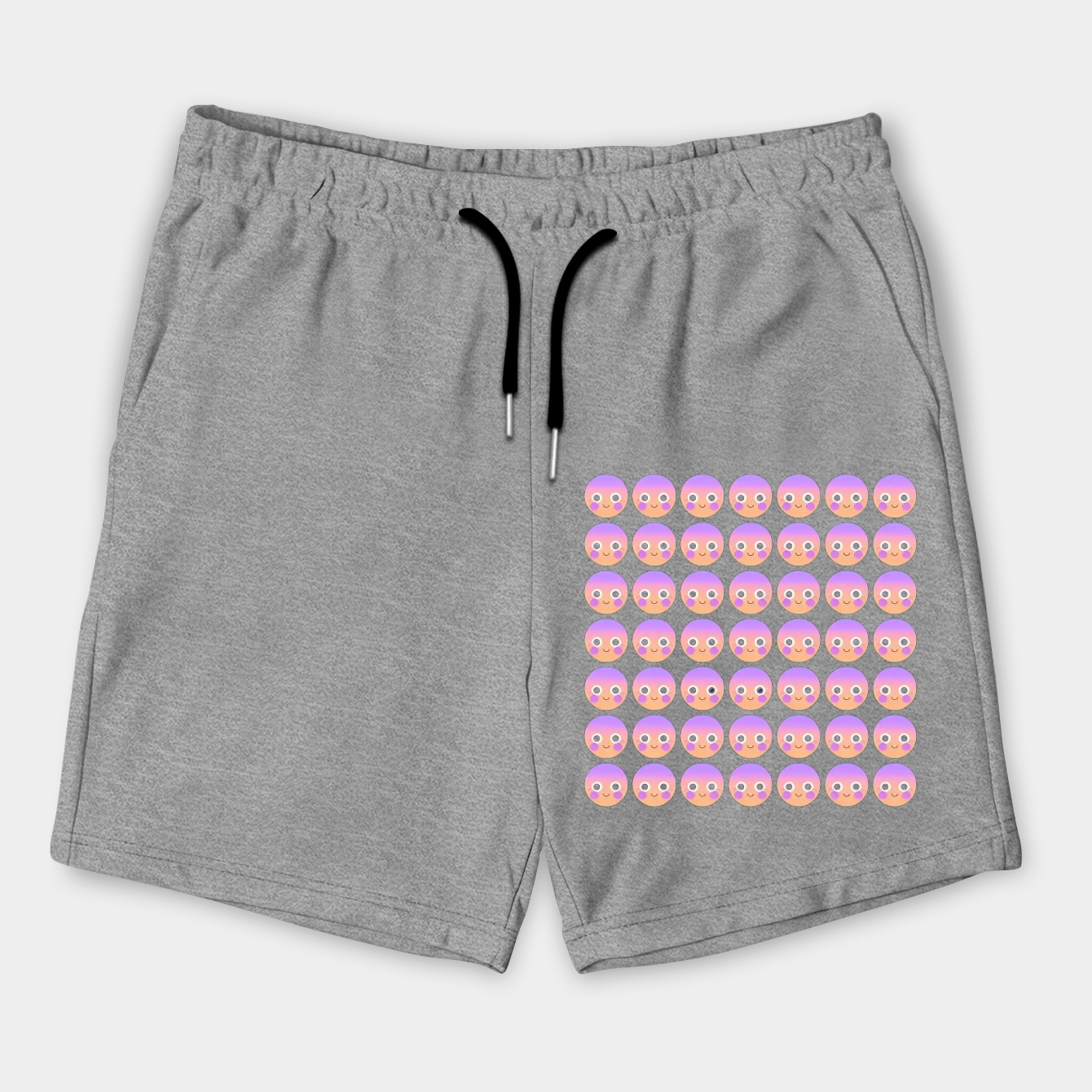 Chirithies Pattern Grid Men's Shorts