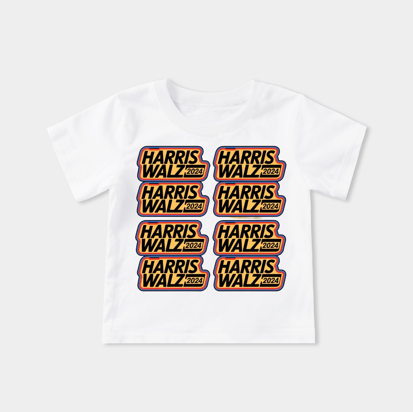 HARRIS WALZ 2024 fun repeating reflecting design Youth Classic T-Shirt