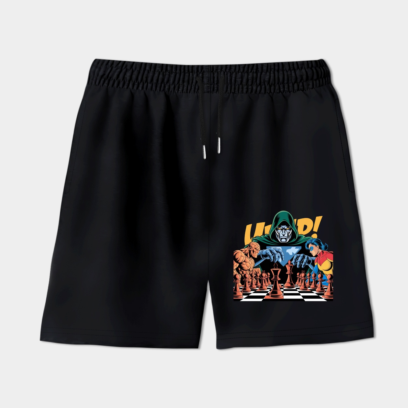 dr doom chess master Women's Shorts