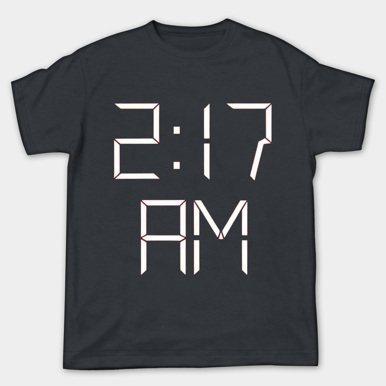 2:17 AM Digital Clock Time Women's Plus Size T-shirt
