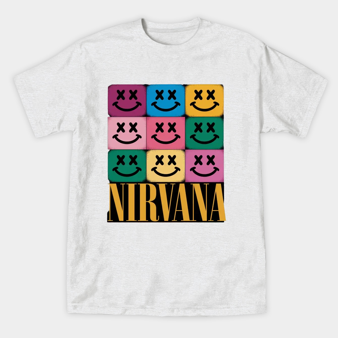 Nirvana Grunge Legends Women's Athletic Performance T-Shirt