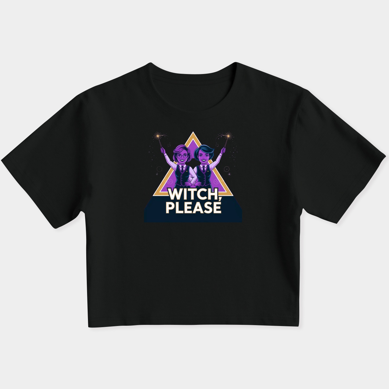 Witch, Please Women's Slim Fit Baby Tee