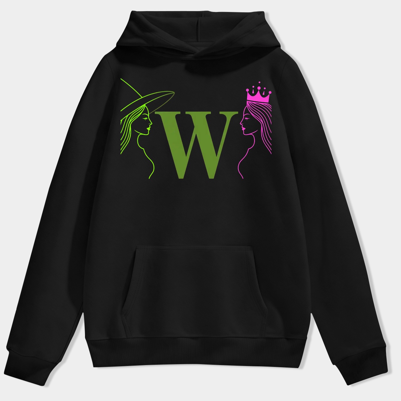 Wicked Dual Faces Design Men's Hoodie