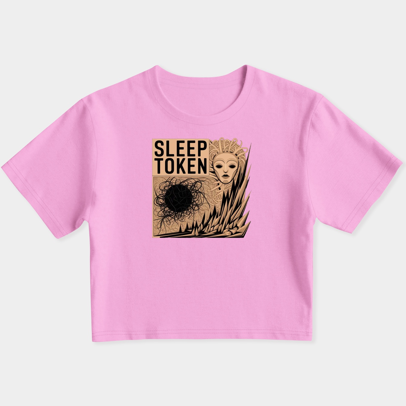 Sleep Token DYMTYLM Women's Slim Fit Baby Tee