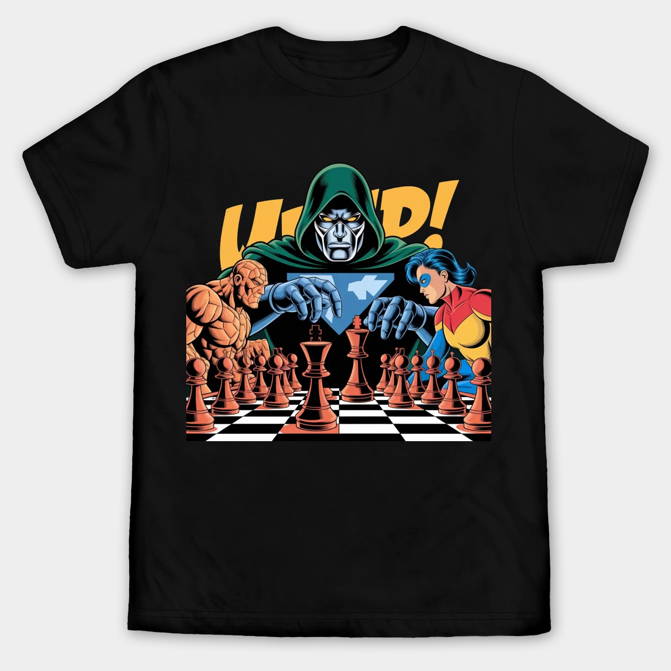 dr doom chess master Men's Big & Tall T-shirt