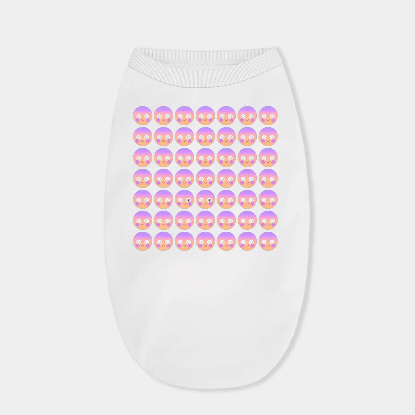 Chirithies Pattern Grid Dog Shirt