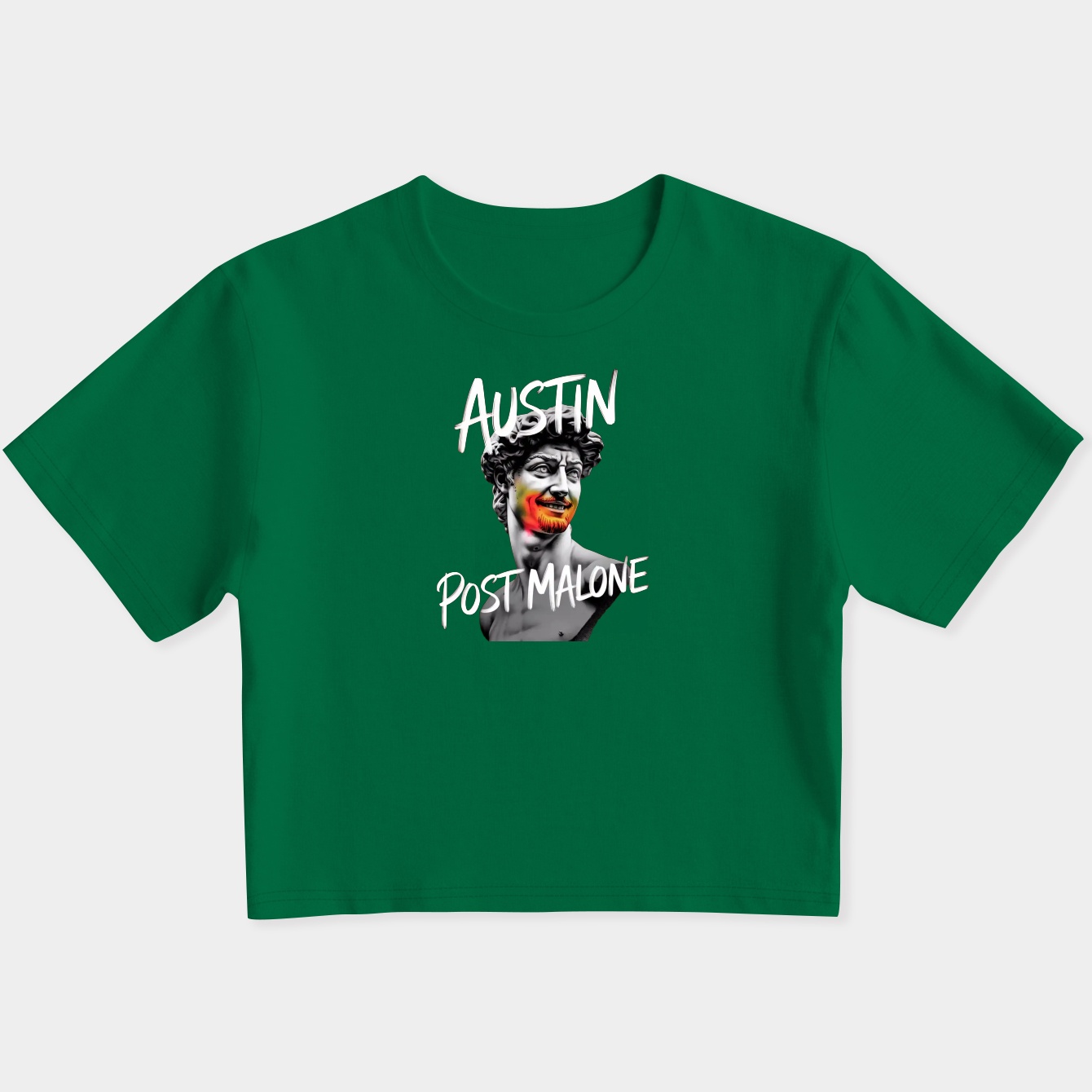 Austin Post Malone David Women's Slim Fit Baby Tee