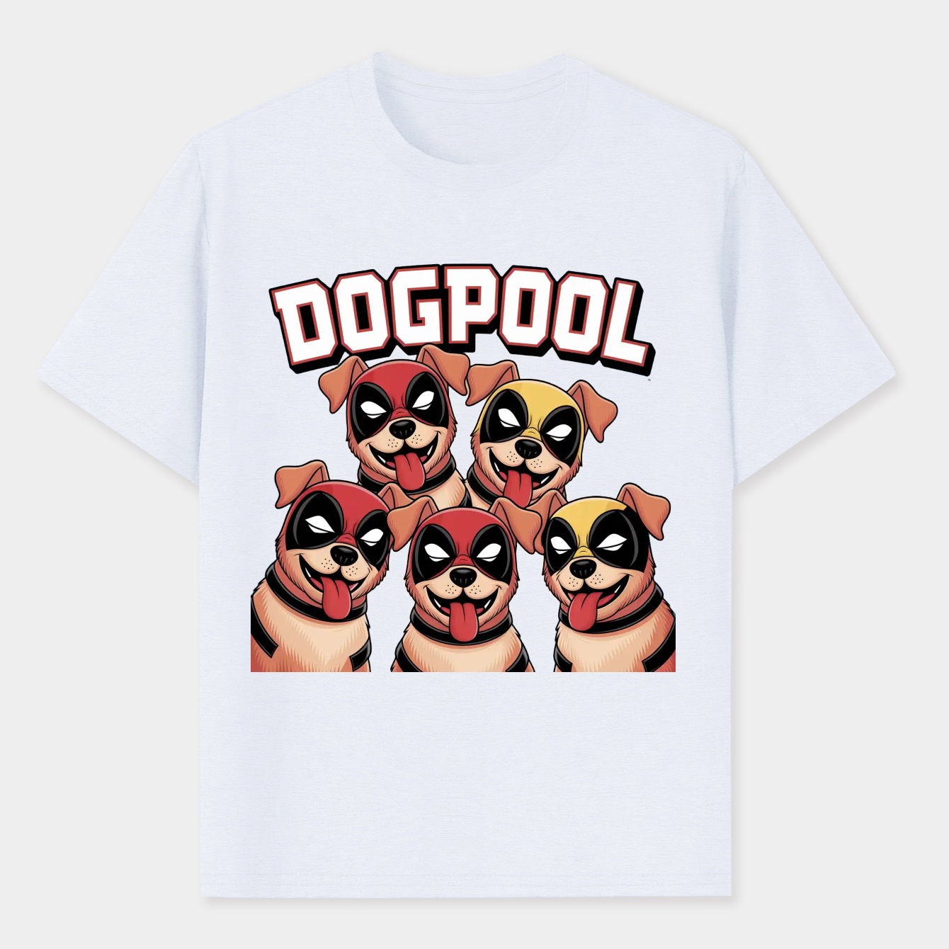 Deadpool & Wolverine Dogpool Faces Men's Performance Athletic T-Shirt