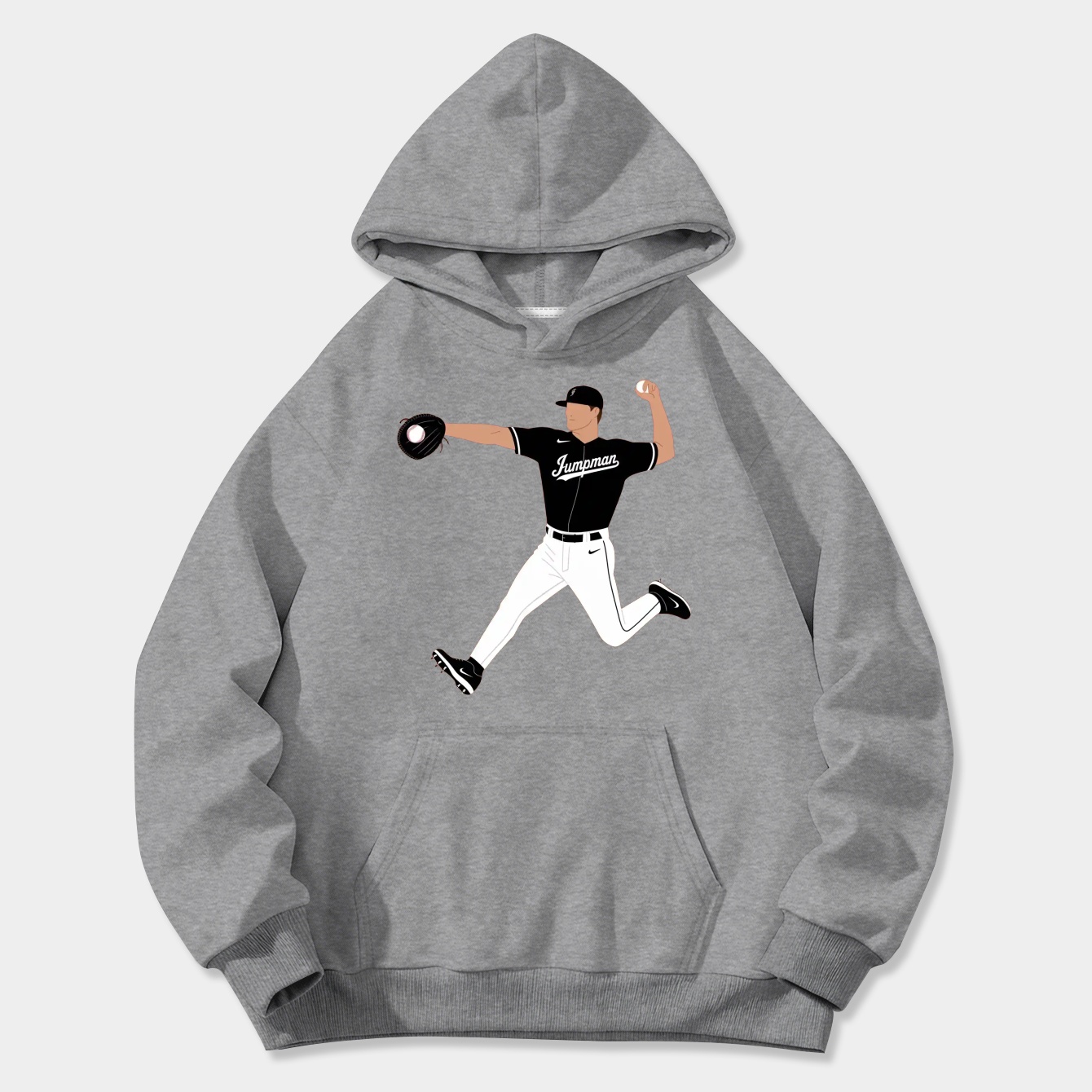 JUMPMAN BASEBALL Women's Plus Size Hoodie