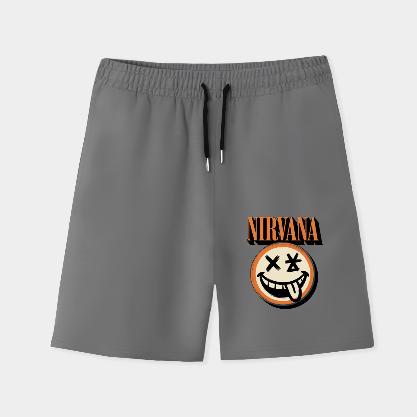 Nirvana Band Men's Quick-Dry Athletic Shorts