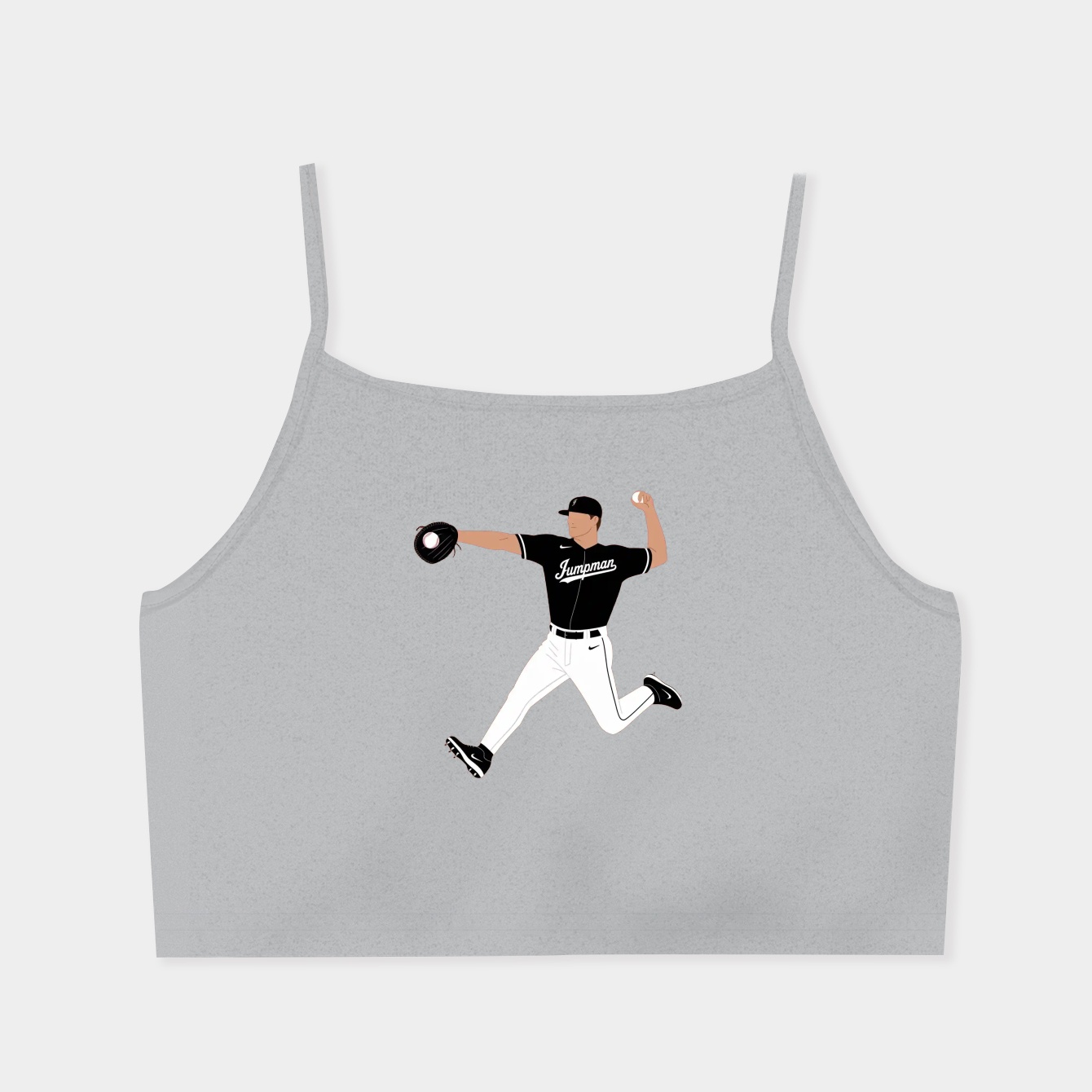 JUMPMAN BASEBALL Women's Spaghetti Strap Tank Top