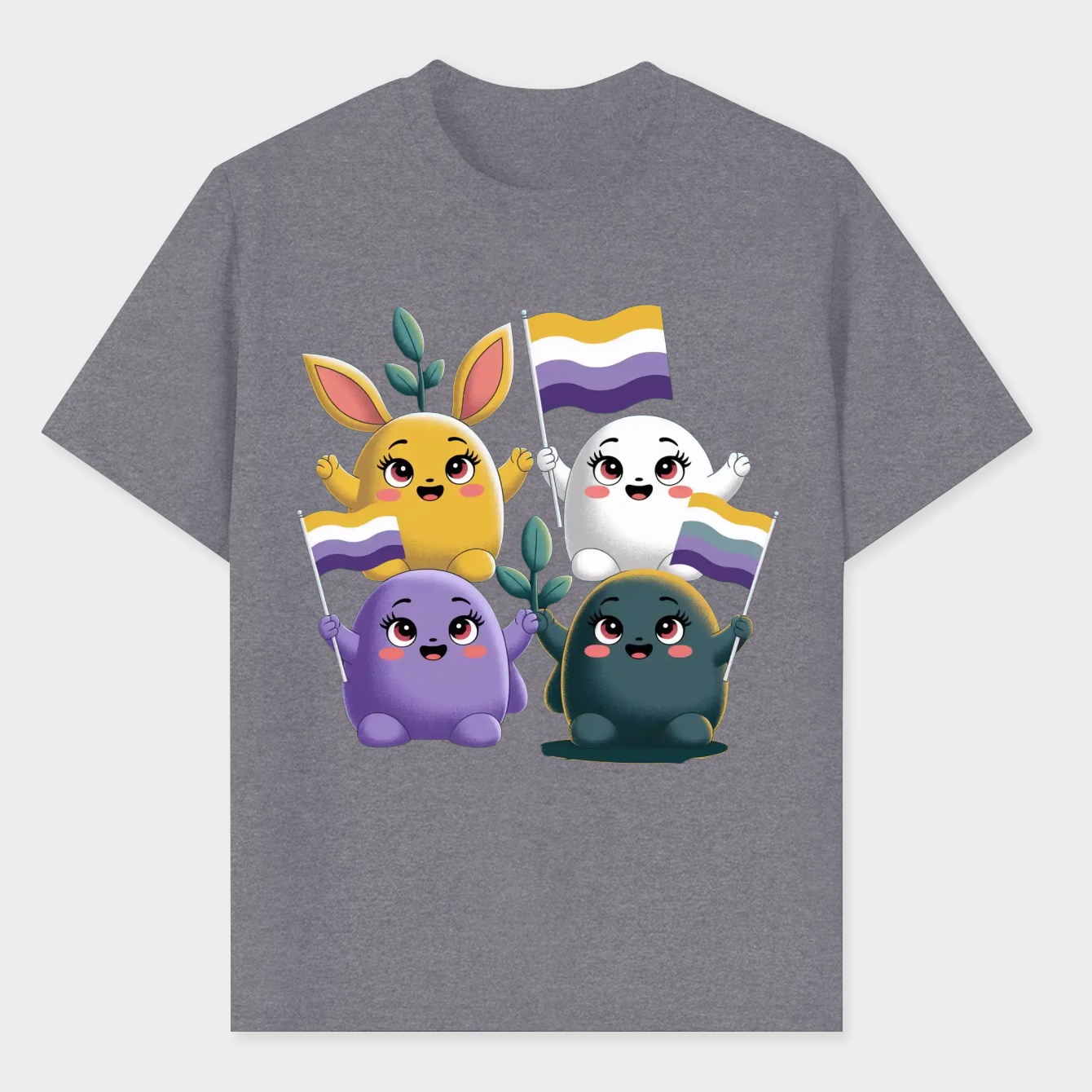 Pride Pikmin Nonbinary Men's T-Shirt