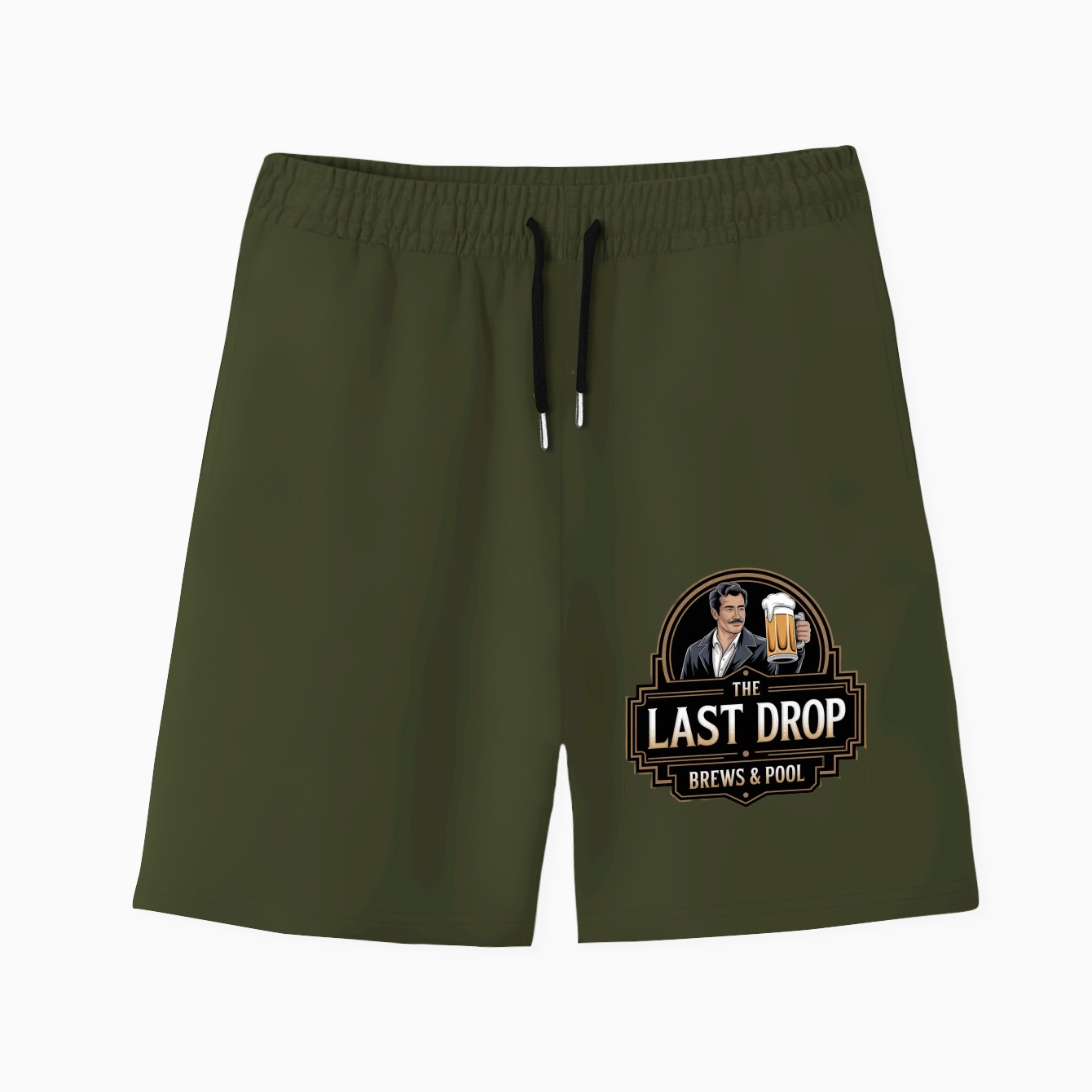 The Last Drop Brews & Pool Men's Quick-Dry Athletic Shorts