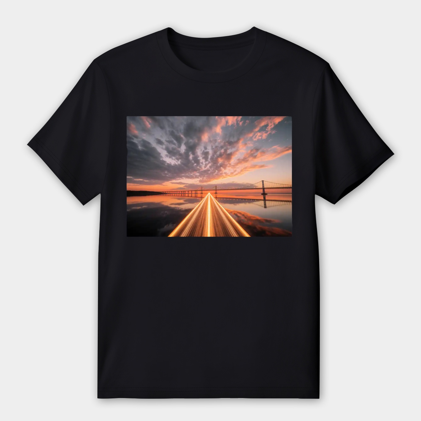 Pell Bridge at Sunset Women's Premium Soft T-Shirt