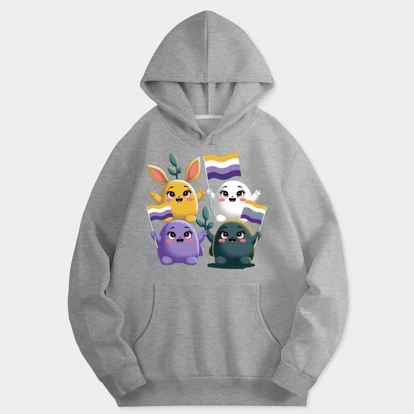Pride Pikmin Nonbinary Women's Hoodie