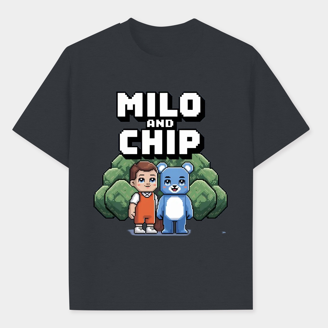 MILO AND CHIP Men's Performance Athletic T-Shirt