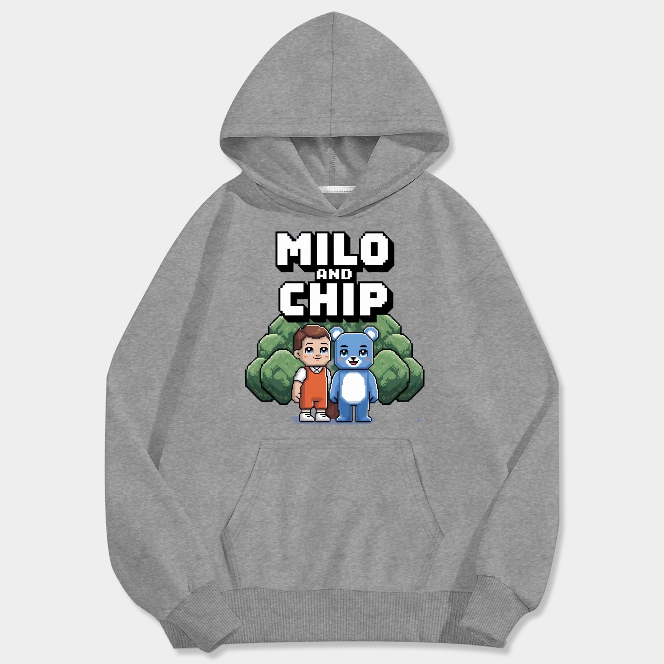 MILO AND CHIP Men's Big & Tall Hoodie