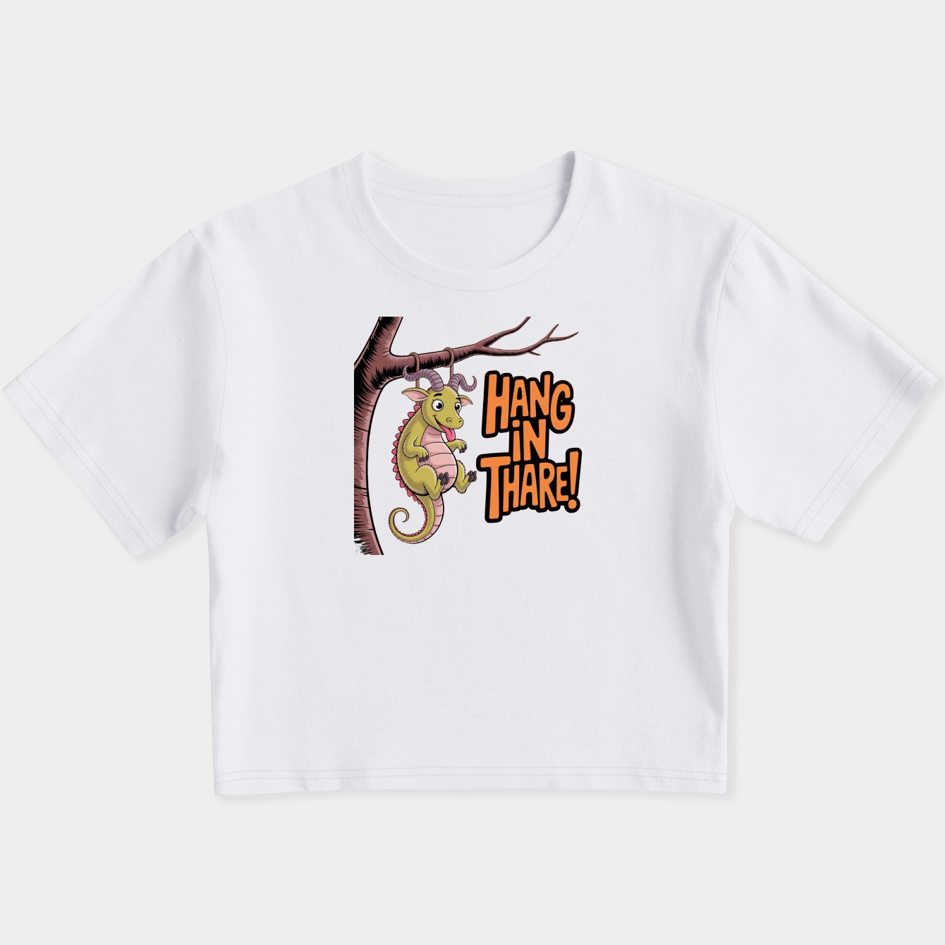 Hang in There! Women's Slim Fit Baby Tee