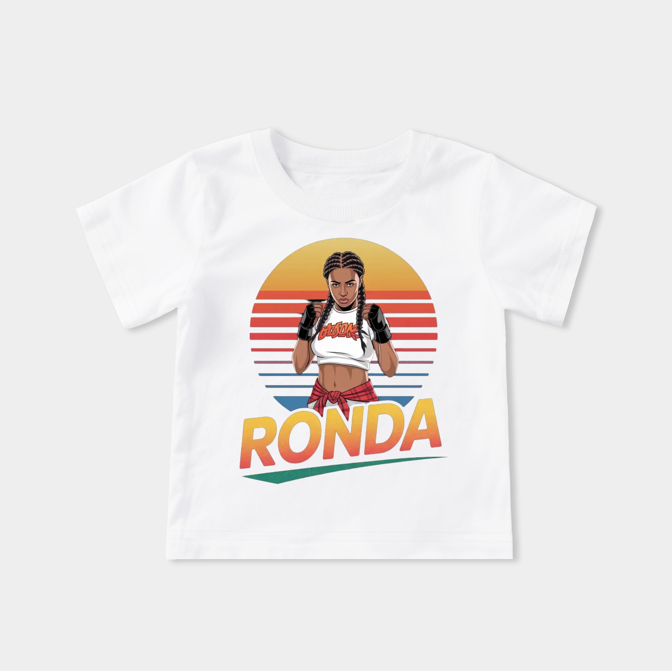 Retro Style Flyer Ronda Rousey Youth Classic T-Shirt